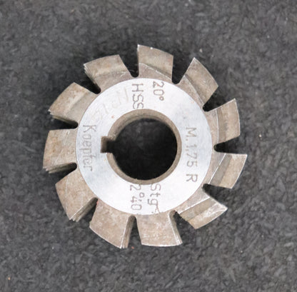 Bild des Artikels KOEPFER-Zahnrad-Wälzfräser-gear-hob-m=-1,75mm-20°-EGW-Ø40x16xØ13mm-mit-LKN-