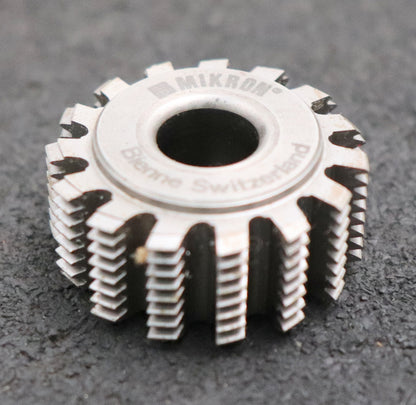 Bild des Artikels MIKRON-Zahnrad-Wälzfräser-gear-hob-m=-0,5mm-20°-EGW-1°33'-Spiralwinkel