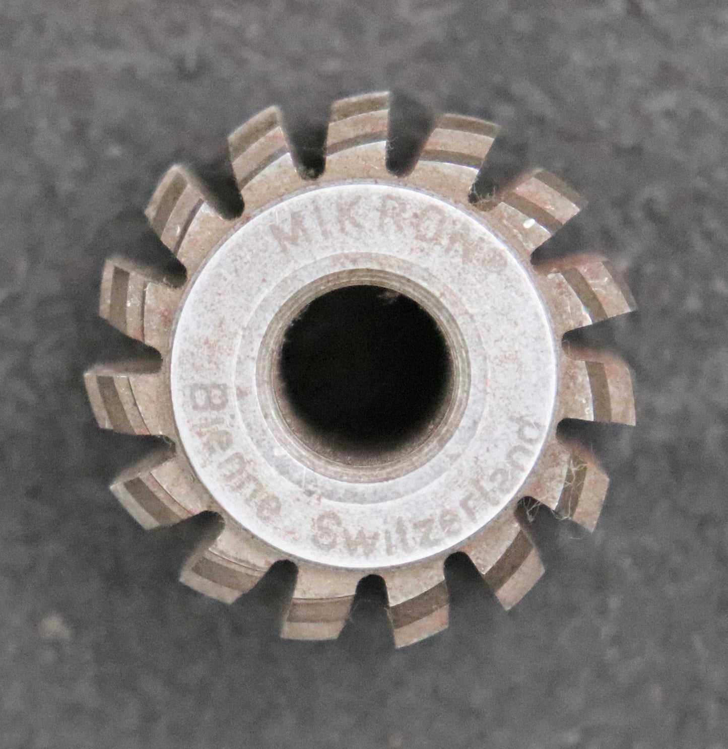 Bild des Artikels MIKRON-Zahnrad-Wälzfräser-gear-hob-m=-1,25mm-20°-EGW-2°30'-Spiralwinkel