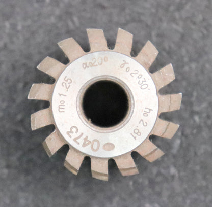 Bild des Artikels MIKRON-Zahnrad-Wälzfräser-gear-hob-m=-1,25mm-20°-EGW-2°30'-Spiralwinkel