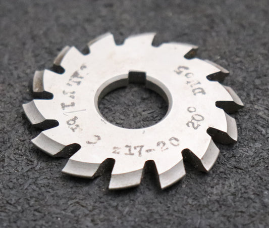 Bild des Artikels JAL-Zahnformfräser-gear-profile-cutter-m=-1mm-Nr-3-für-Zähnezahlbereich-Z=-17-20