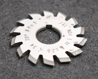 Bild des Artikels JAL-Zahnformfräser-gear-profile-cutter-m=-1mm-Nr-5-für-Zähnezahlbereich-Z=-26-34