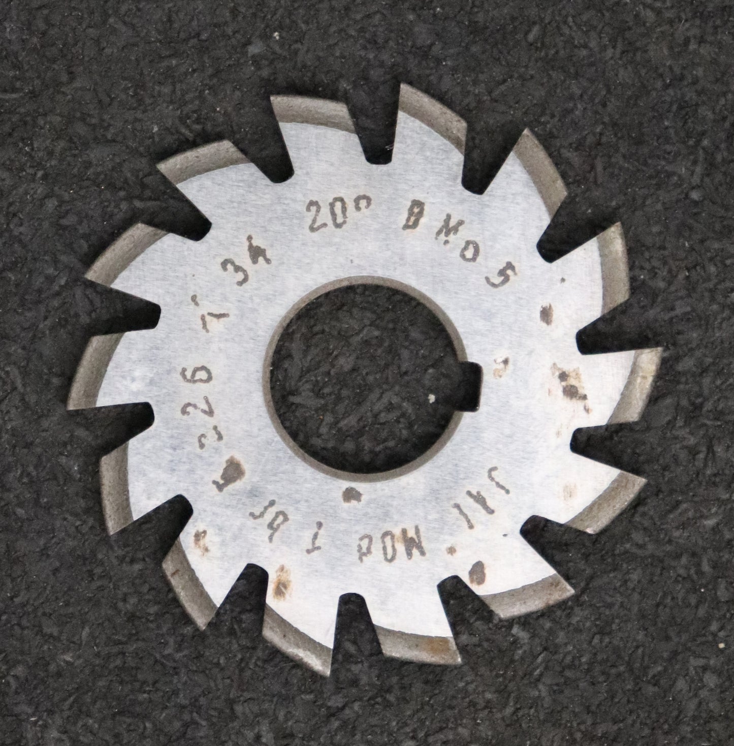 Bild des Artikels JAL-Zahnformfräser-gear-profile-cutter-m=-1mm-Nr-5-für-Zähnezahlbereich-Z=-26-34