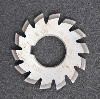 Bild des Artikels Zahnformfräser-gear-profile-cutter-m=-1,5mm-Nr.-2-für-Zähnezahlbereich-Z=-14-16