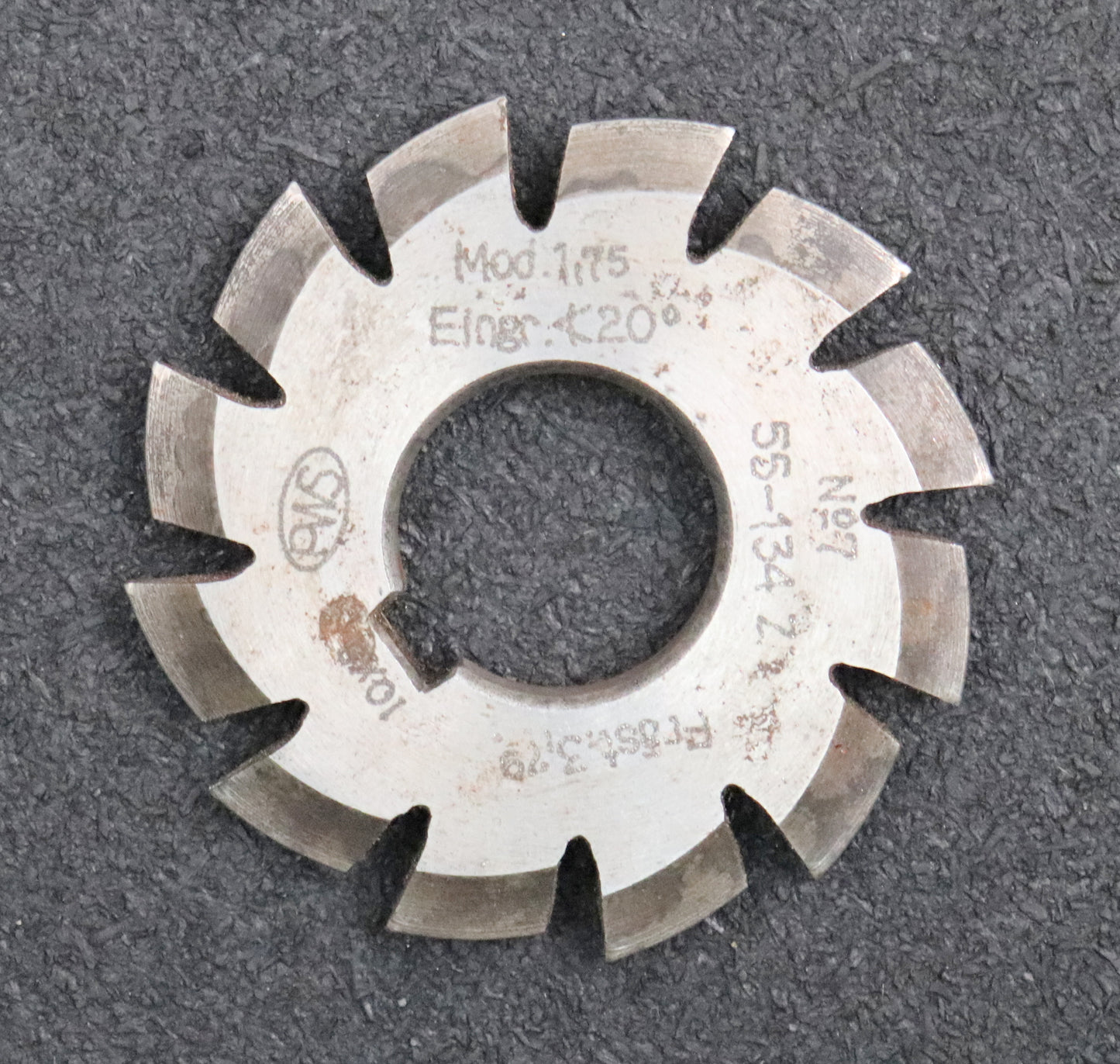 Bild des Artikels PWS-Zahnformfräser-gear-profile-cutter-m=-1,75mm-Nr.-7-für-Z=-55-134