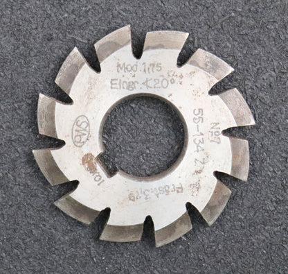 Bild des Artikels PWS-Zahnformfräser-gear-profile-cutter-m=-1,75mm-Nr.-7-für-Z=-55-134