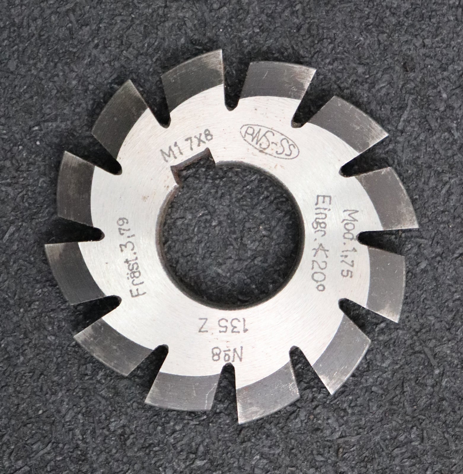 Bild des Artikels PWS-Zahnformfräser-gear-profile-cutter-m=-1,75mm-Nr.-8-Z=-135-00
