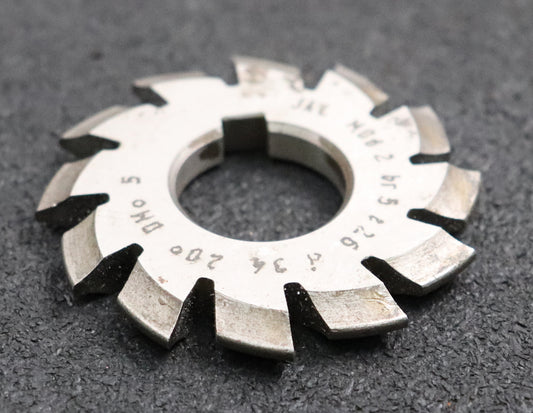 Bild des Artikels JAL-Zahnformfräser-gear-profile-cutter-m=-2mm-Nr-5-für-Zähnezahlbereich-Z=-26-34