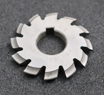 Bild des Artikels Zahnformfräser-gear-profile-cutter-m=-2mm-Nr.-3-für-Zähnezahlbereich-Z=-17-20