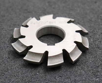 Bild des Artikels Zahnformfräser-gear-profile-cutter-m=-2,5mm-Nr.-1-Zähnezahlbereich-Z=-12-13