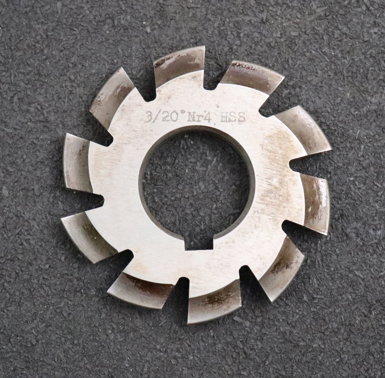 Bild des Artikels Zahnformfräser-gear-profile-cutter-m=-3mm-Nr.-4-für-Zähnezahlbereich-Z=-21-25