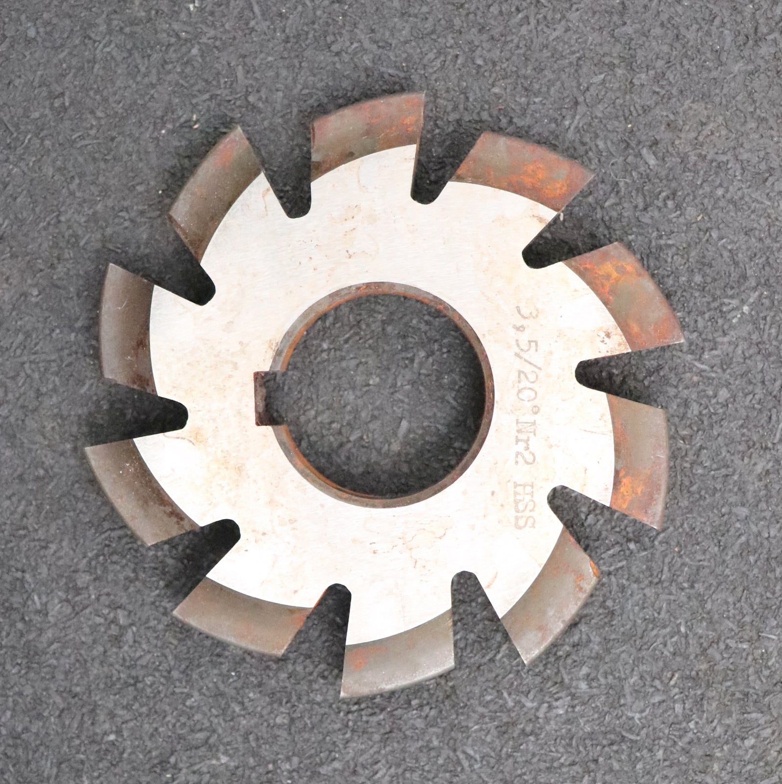 Bild des Artikels Zahnformfräser-gear-profile-cutter-m=-3,5mm-Nr.-2-für-Zähnezahlbereich-Z=-14-16