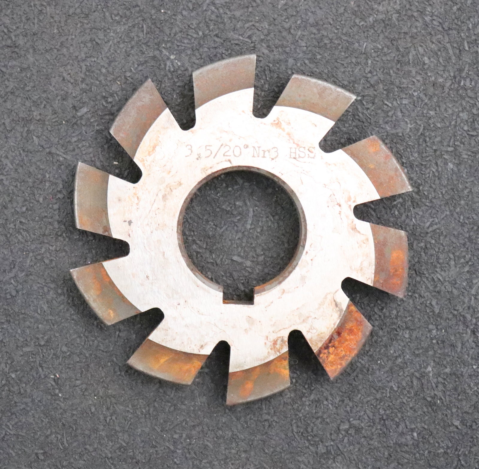 Bild des Artikels Zahnformfräser-gear-profile-cutter-m=-3,5mm-Nr.-3-für-Zähnezahlbereich-Z=-17-20