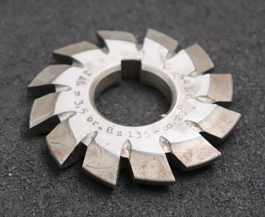 Bild des Artikels JAL-Zahnformfräser-gear-profile-cutter-m=-3,5mm-Nr.-8-Zähnezahlbereich-Z=-135-00
