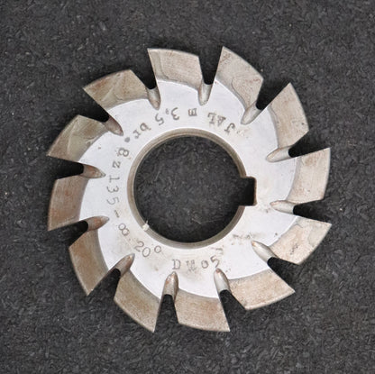 Bild des Artikels JAL-Zahnformfräser-gear-profile-cutter-m=-3,5mm-Nr.-8-Zähnezahlbereich-Z=-135-00