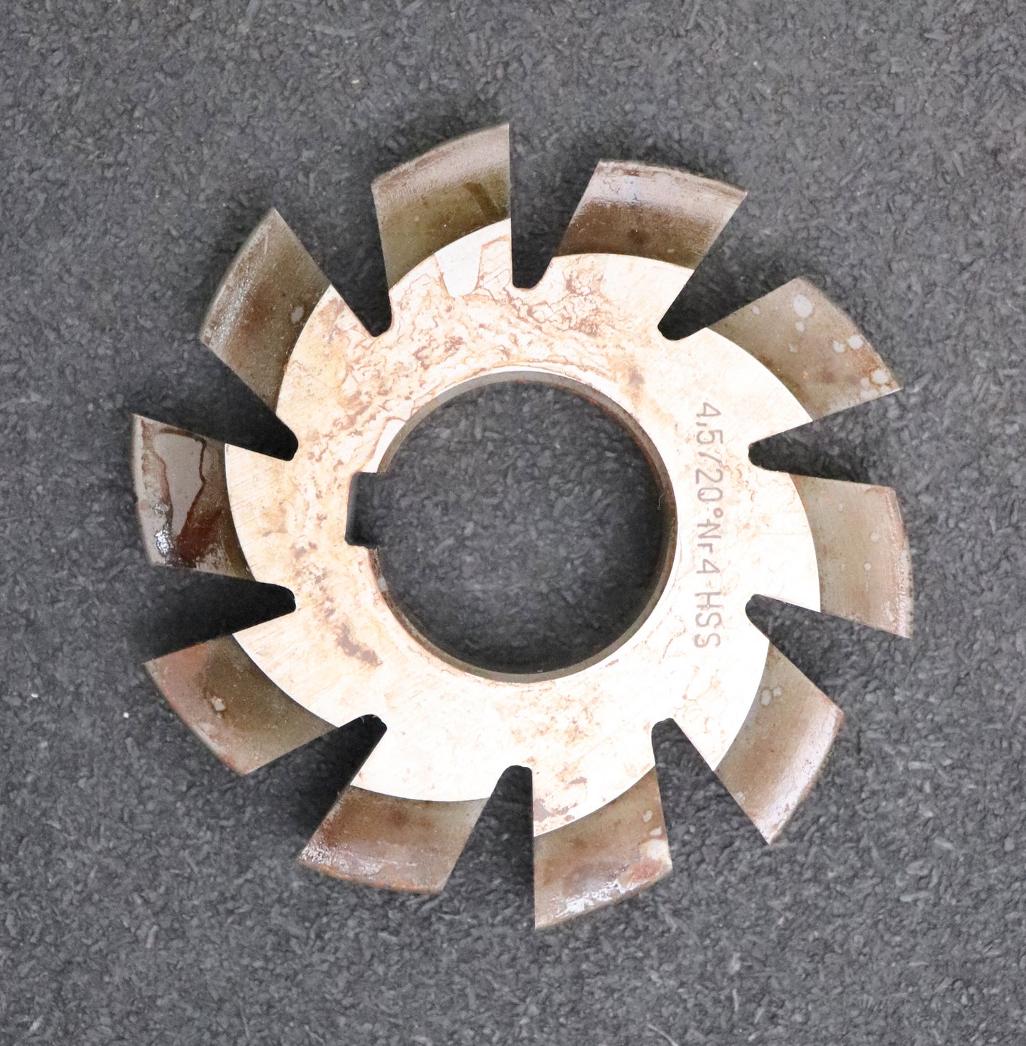 Bild des Artikels Zahnformfräser-gear-profile-cutter-m=-4,5mm-Nr.-4-für-Zähnezahlbereich-Z=-21-25