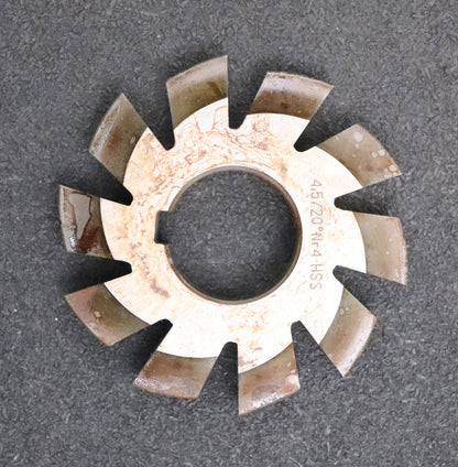 Bild des Artikels Zahnformfräser-gear-profile-cutter-m=-4,5mm-Nr.-4-für-Zähnezahlbereich-Z=-21-25