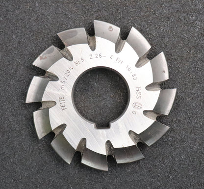 Bild des Artikels FETTE-Zahnformfräser-gear-profile-cutter-m=-5mm-Nr.-5-Zähnezahlbereich-Z=-26-34