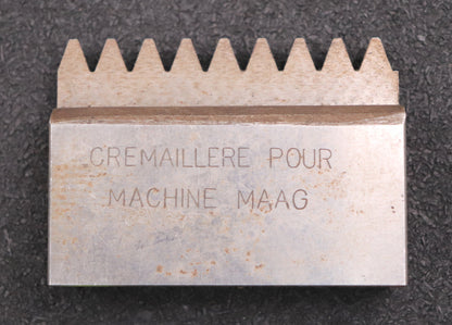 Bild des Artikels MAAG-Hobelkamm-rack-cutter-für-MAAG-Wälzhobelmaschinen-m=-2,5-EGW-20°