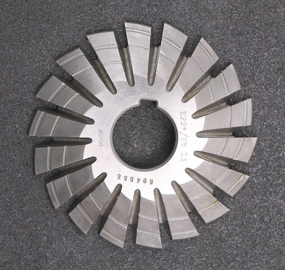 Bild des Artikels DOLD-asymmetrischer-Prismenfräser-E-22°/2b-Gesamtwinkel-22°-Flankenwinkel-22°/0°
