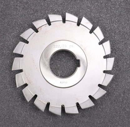 Bild des Artikels DOLD-asymmetrischer-Prismenfräser-E-22°/2b-Flankenwinkel-22°/0°-Gesamtwinkel-22°