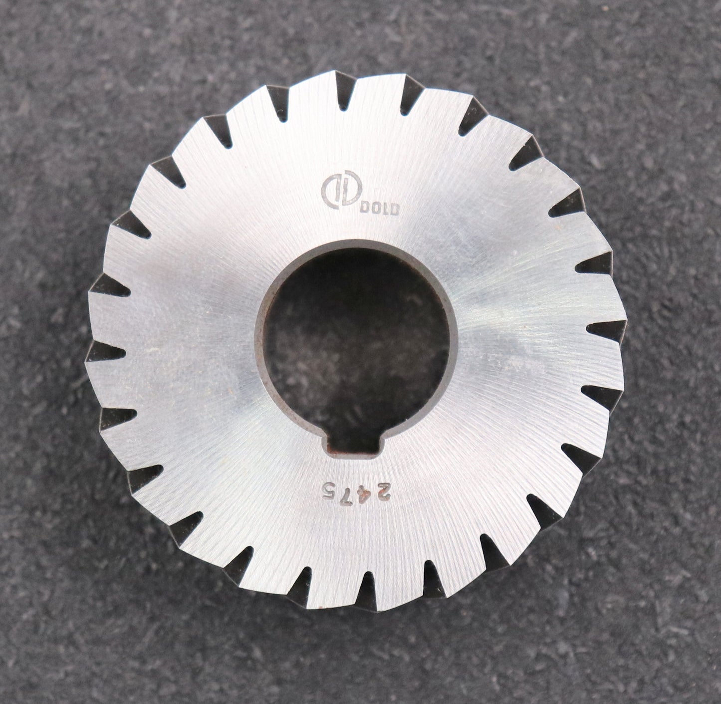 Bild des Artikels DOLD-Rillenfräser-Teilung-0,3-x-60°-Abmessungen-Ø64x28xØ22mm-mit-LKN