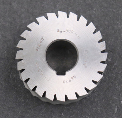 Bild des Artikels DOLD-Rillenfräser-Teilung-0,3-x-60°-Abmessungen-Ø64x28xØ22mm-mit-LKN