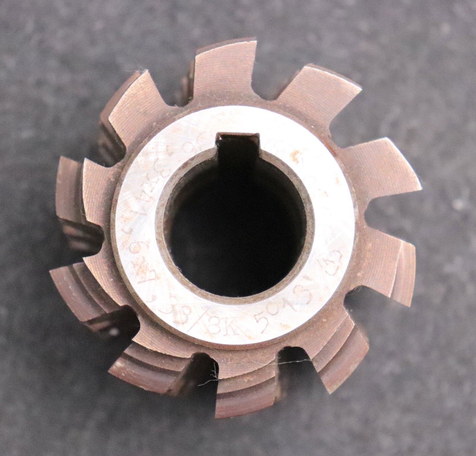 Bild des Artikels PWS-Keilwellen-Wälzfräser-8-Keile-36,3x41,6x7,33-mit-Höcker-Ø60x55xØ22mm