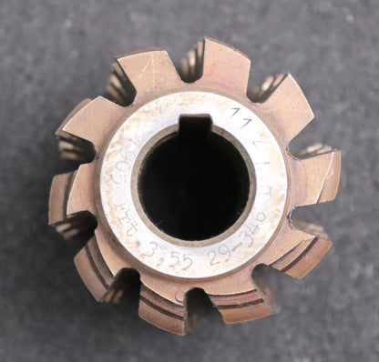 Bild des Artikels PWS-Keilwellen-Wälzfräser-8-Keile-36,3x41,6x7,33-mit-Höcker-Ø60x55xØ22mm