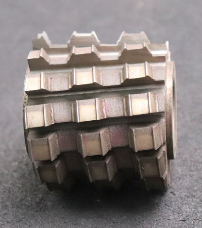 Bild des Artikels Keilwellen-Wälzfräser-6-Keile-45x38,2x18,2-mit-Höcker-Fertigfräser-Ø75x66xØ27mm