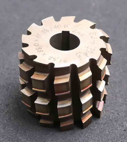 Bild des Artikels Keilwellen-Wälzfräser-10-Keile-81,52x88x11,98-Höcker-Fertigfräser-Ø86x73xØ27mm