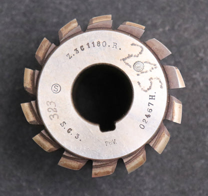 Bild des Artikels Keilwellen-Wälzfräser-10-Keile-41x33x6,45-mit-Höcker-Fertigfräser-Ø76x65xØ27mm