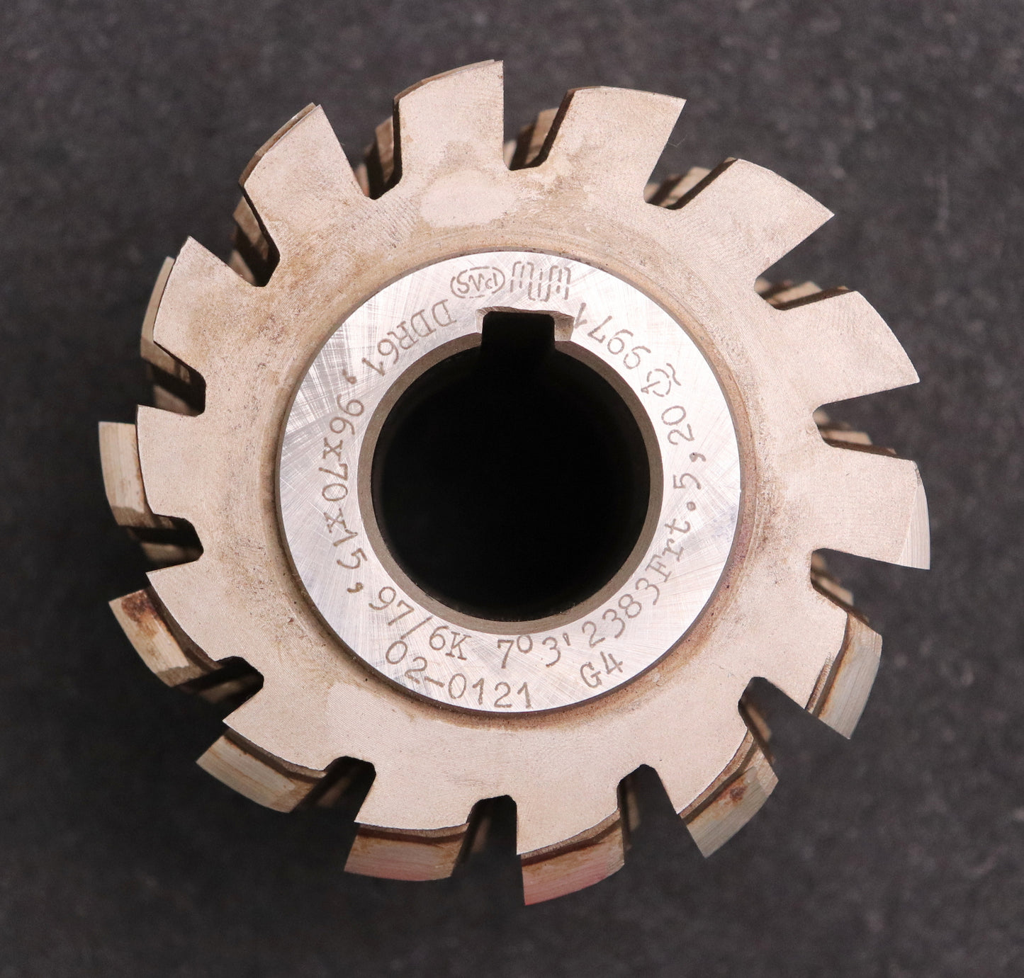 Bild des Artikels PWS-Keilwellen-Wälzfräser-6-Keile-61,96x70x15,97-Fertigfräser-Ø97x88xØ32mm