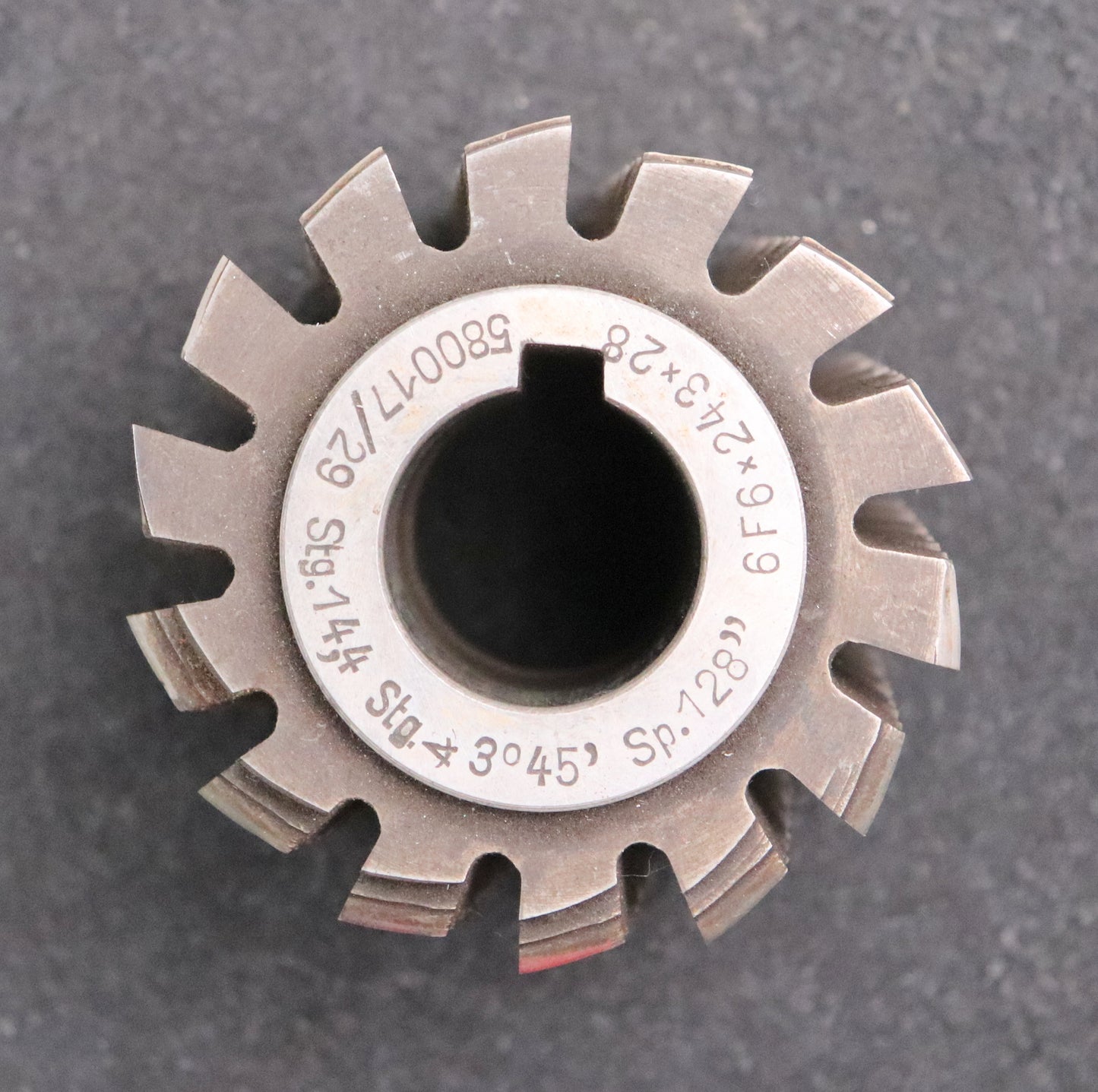 Bild des Artikels Keilwellen-Wälzfräser-6-Keile-28x24,3x6-mit-Höcker-Fertigfräser-Ø75x66xØ27mm-LKN