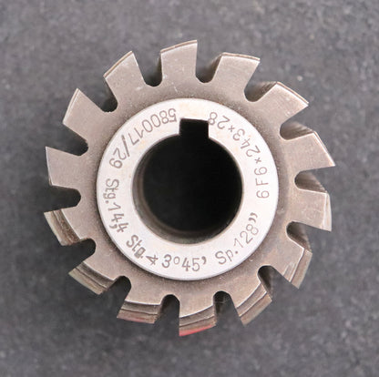 Bild des Artikels Keilwellen-Wälzfräser-6-Keile-28x24,3x6-mit-Höcker-Fertigfräser-Ø75x66xØ27mm-LKN