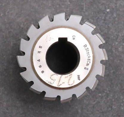 Bild des Artikels R.STOCK-Keilwellen-Wälzfräser-6-Keile-32,32x36x6,32-mit-Höcker-Fertigfräser