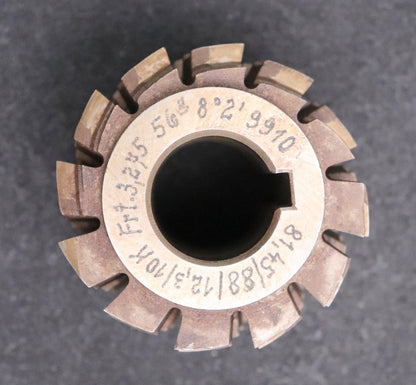 Bild des Artikels Keilwellen-Wälzfräser-10-Keile-81,45x88x12,3-Höcker-Fertigfräser-Ø70x60xØ27mm