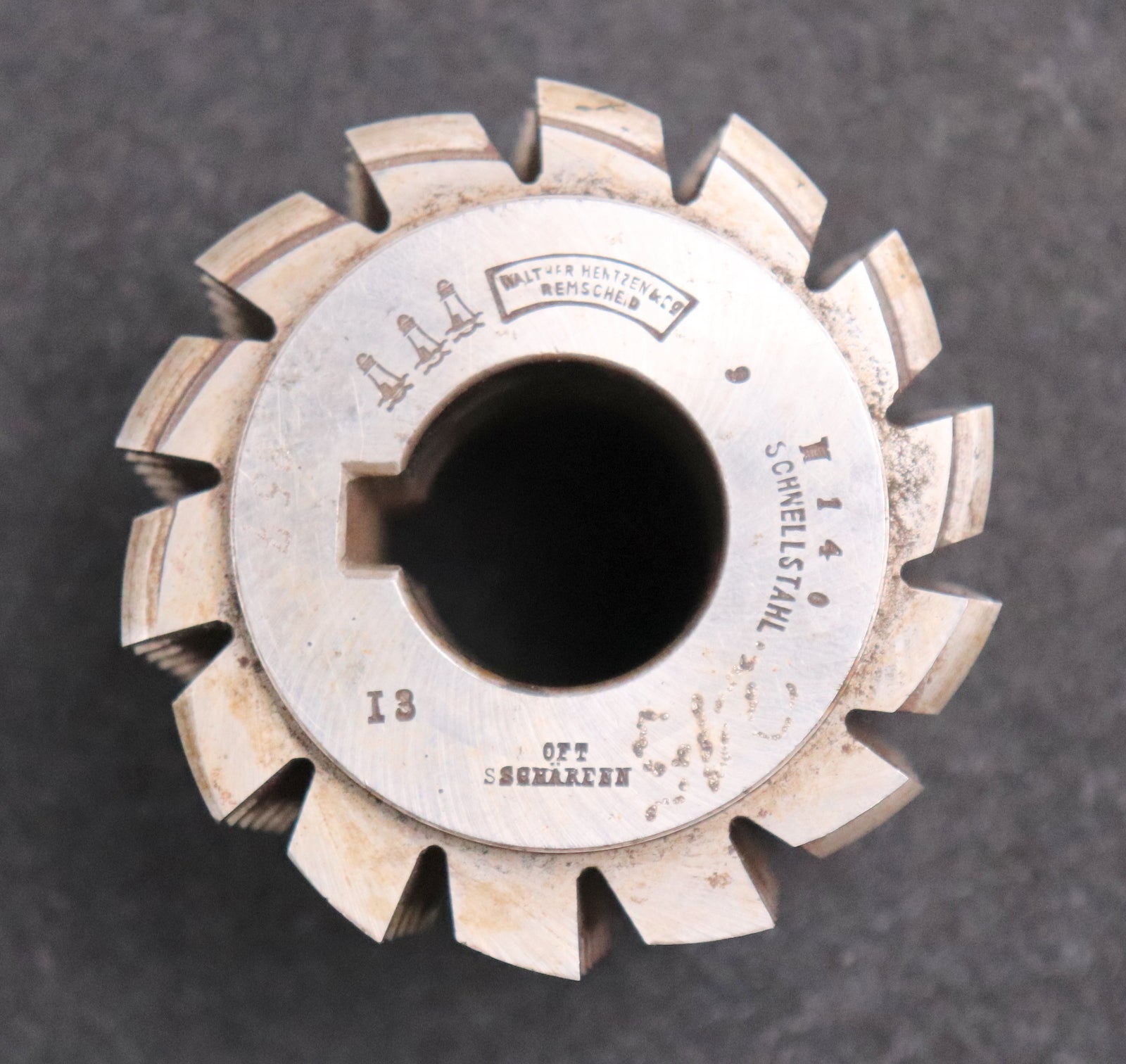 Bild des Artikels HENTZEN&CO-Keilwellen-Wälzfräser-10-Keile-32,5x26x5-Fertigfräser-Ø76x65xØ27mm