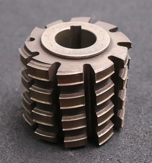 Bild des Artikels Keilwellen-Wälzfräser-10-Keile-44,6x42,3x8,3-Höcker-Fertigfräser-Ø75x66xØ27mm