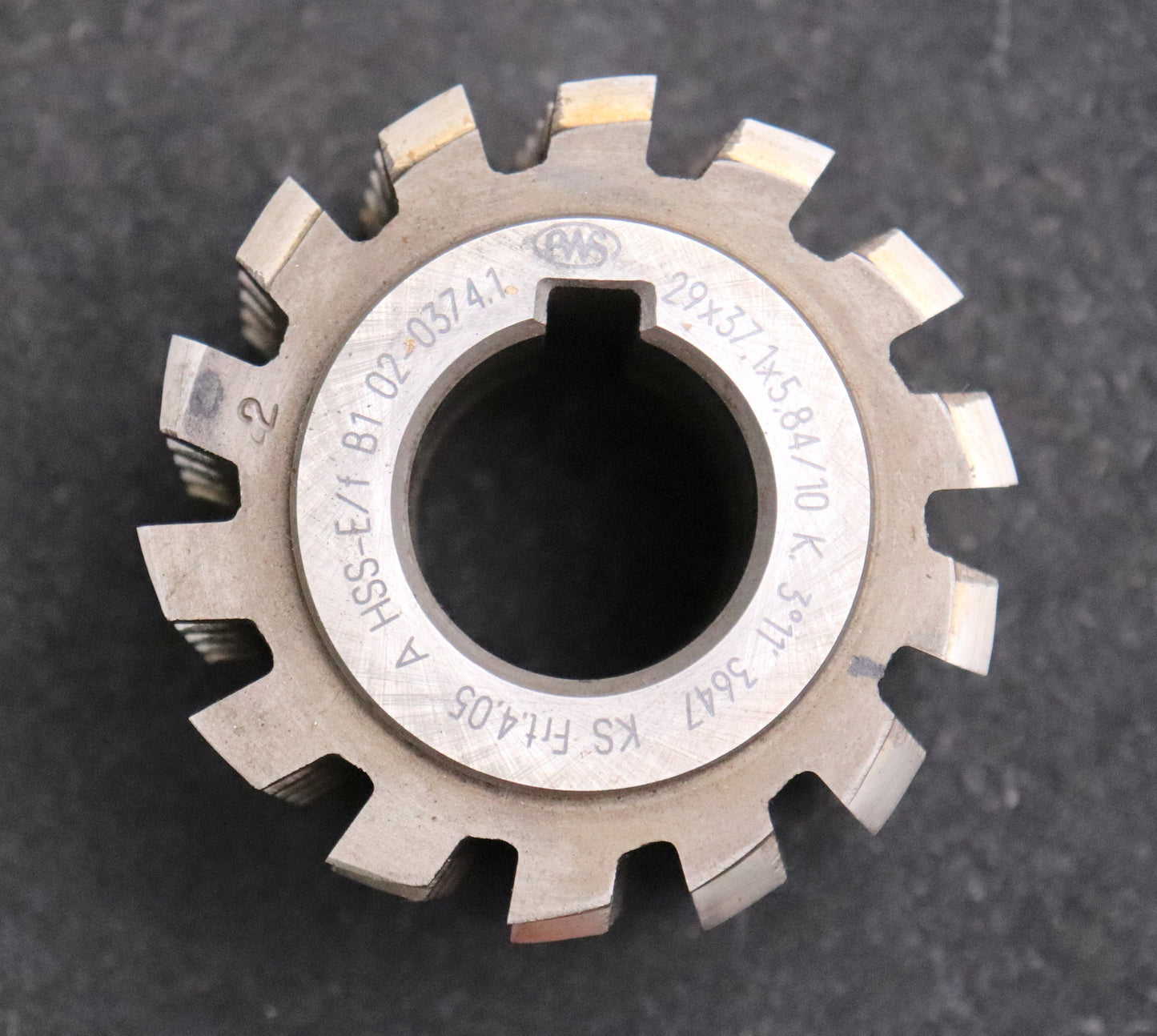 Bild des Artikels PWS-Keilwellen-Wälzfräser-10-Keile-29x37,1x2,84-Höcker-Fertigfräser-Ø69x56xØ27mm