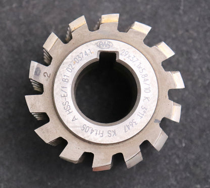 Bild des Artikels PWS-Keilwellen-Wälzfräser-10-Keile-29x37,1x2,84-Höcker-Fertigfräser-Ø69x56xØ27mm