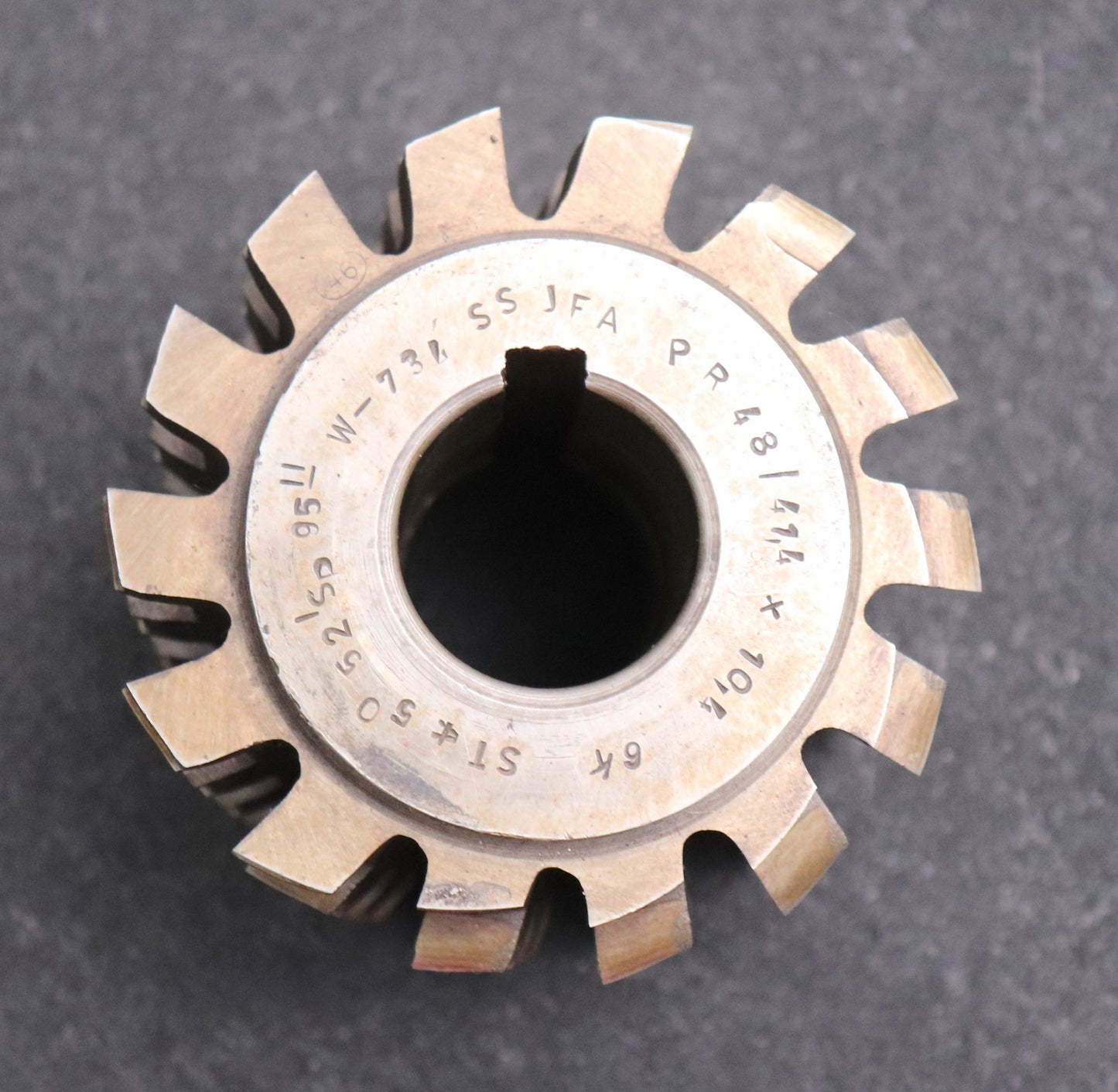 Bild des Artikels Keilwellen-Wälzfräser-6-Keile-48x41,4x10,4-Fertigfräser-Ø82x75xØ27mm-LKN-1gg.-Re