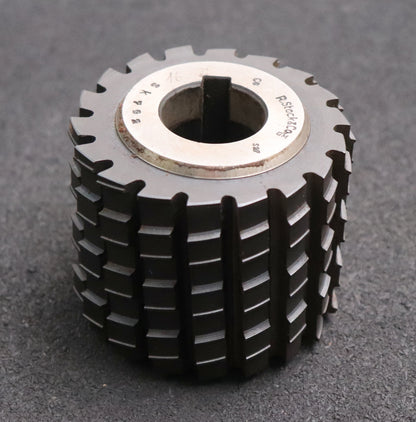 Bild des Artikels R.STOCK-Keilwellen-Wälzfräser-8-Keile-42,32x45x8,32-mit-Höcker-Fertigfräser