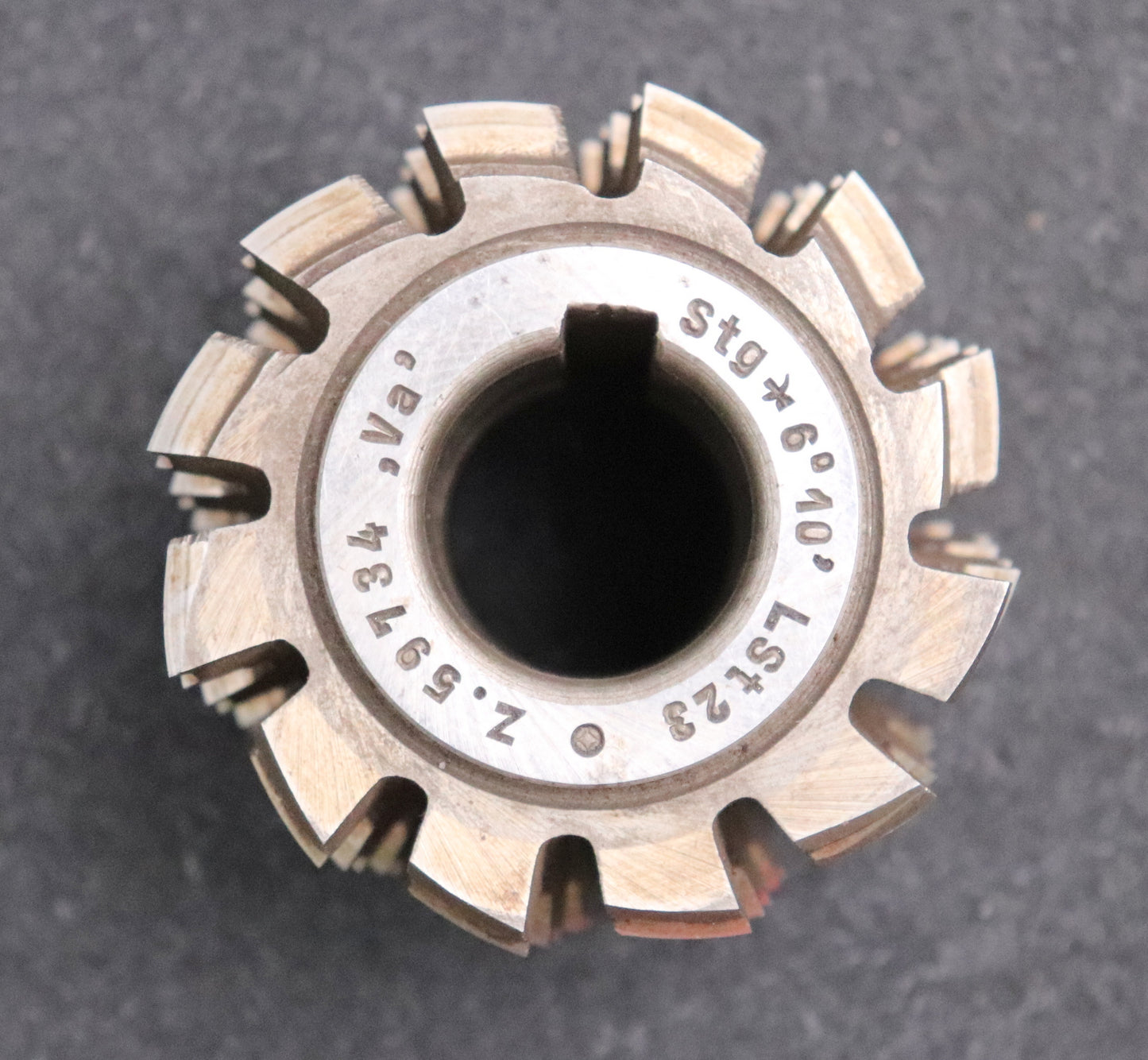 Bild des Artikels Keilwellen-Wälzfräser-8-Keile-60x52,3x10,3-mit-Höcker-Fertigfräser-Ø75x66xØ27mm