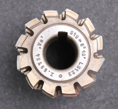 Bild des Artikels Keilwellen-Wälzfräser-8-Keile-60x52,3x10,3-mit-Höcker-Fertigfräser-Ø75x66xØ27mm