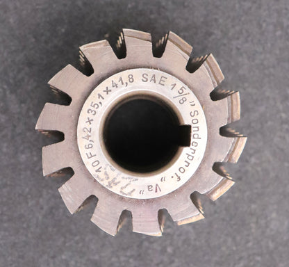 Bild des Artikels Keilwellen-Wälzfräser-10-Keile-41,8x35,1x6,42-Fertigfräser-Ø74x66xØ27mm-1gg.-Re