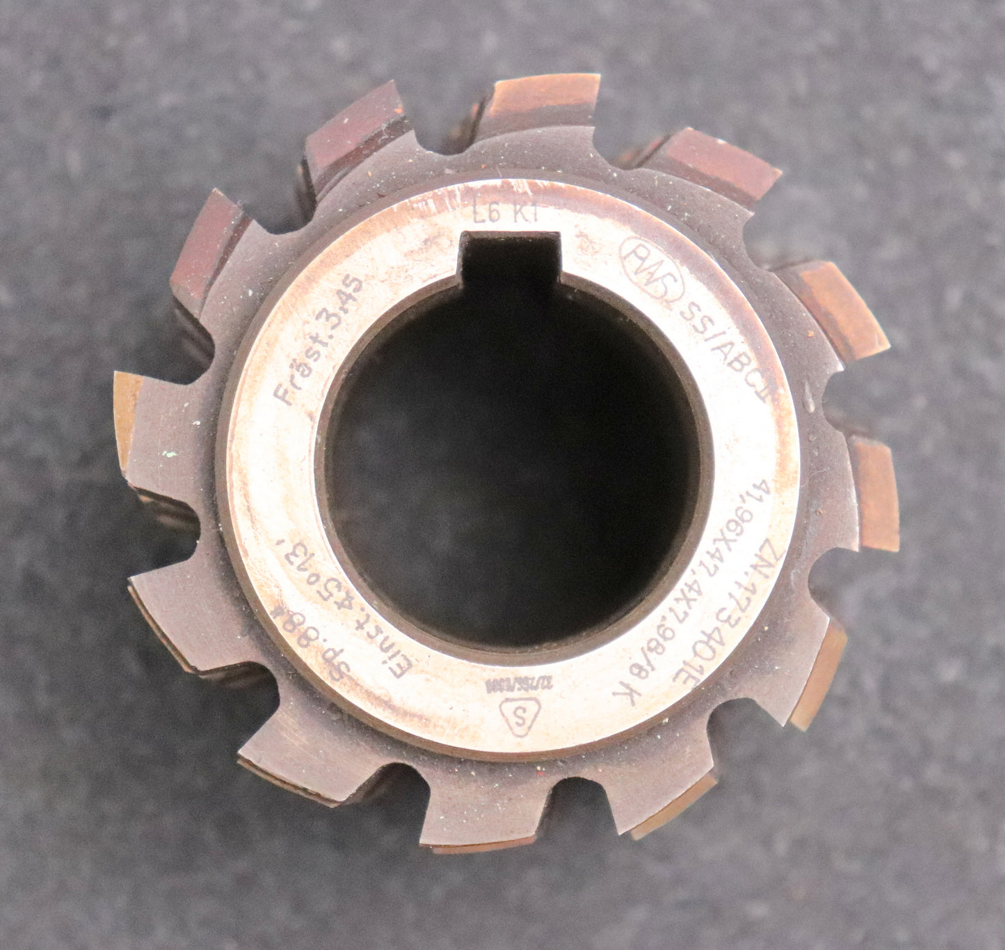 Bild des Artikels PWS-Keilwellen-Wälzfräser-8-Keile-41,96x47,4x7,98-mit-Höcker-Fertigfräser