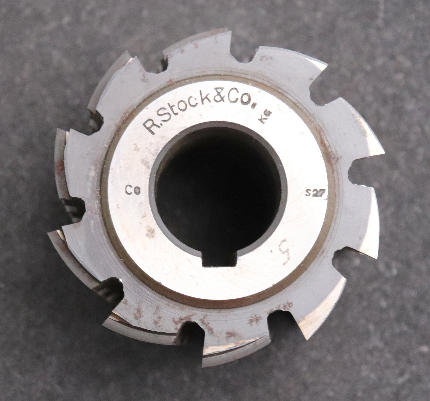 Bild des Artikels R.STOCK-Keilwellen-Wälzfräser-8-Keile-46,32x50x9,32-mit-Höcker-Fertigfräser