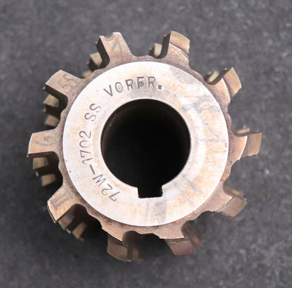 Bild des Artikels Keilwellen-Wälzfräser-6-Keile-52,3x59,9x14,3-mit-Höcker-Vorfräser-Ø73x70xØ27mm