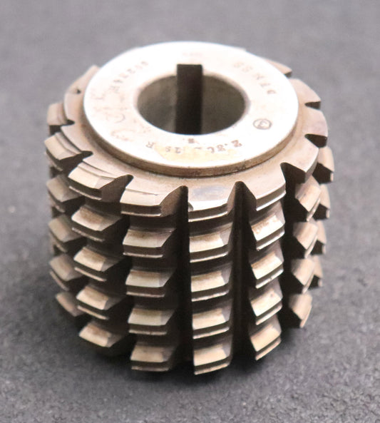 Bild des Artikels Keilwellen-Wälzfräser-6-Keile-24,8x20,16x6,3-mit-Höcker-Vorfräser-Ø75x65xØ27mm